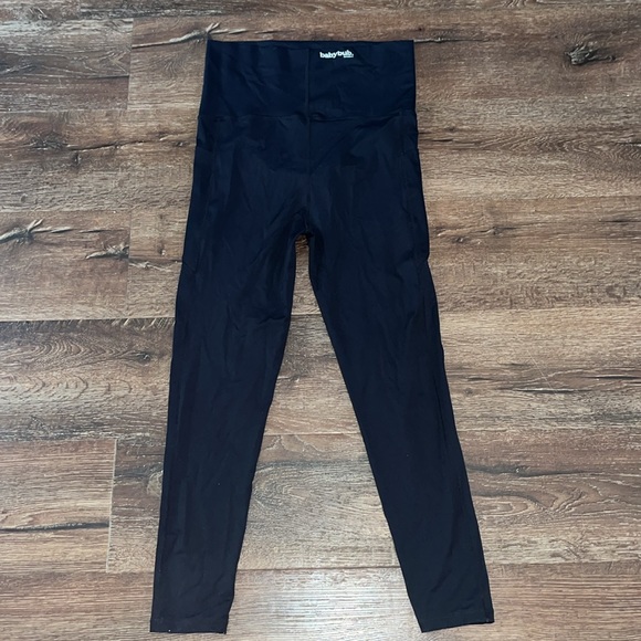 Bub's Maternity Leggings Full Length + Pockets large LIKE NEW - Picture 3 of 7